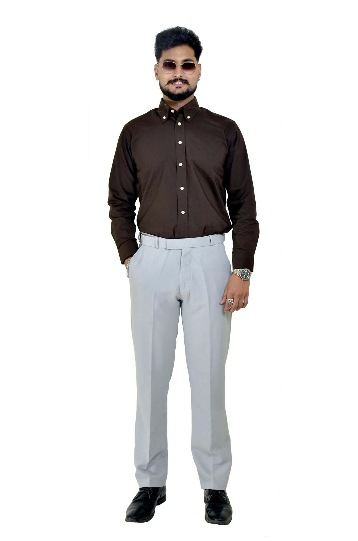 Pearl Grey Trousers