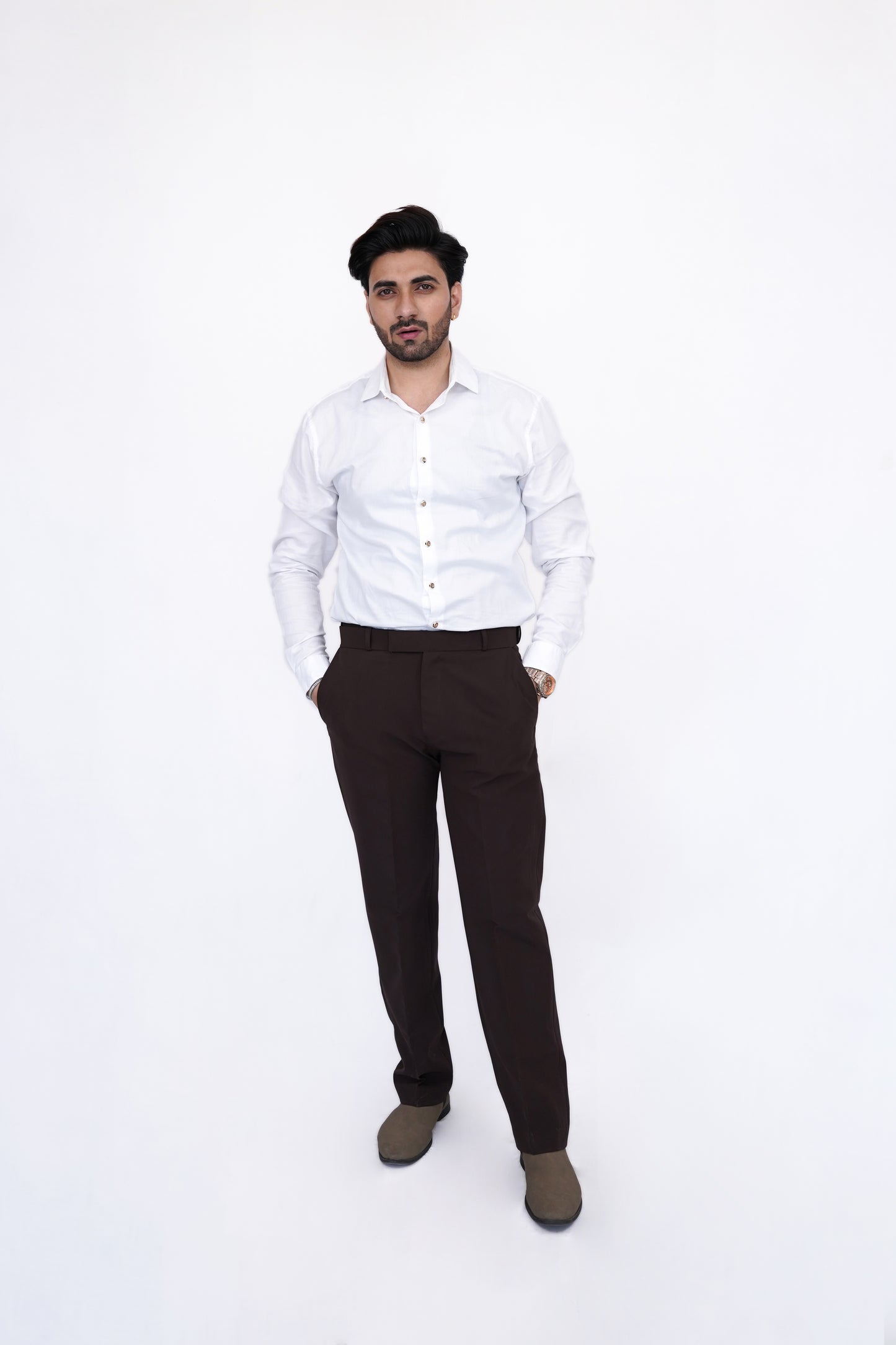 Mocha Brown Trousers