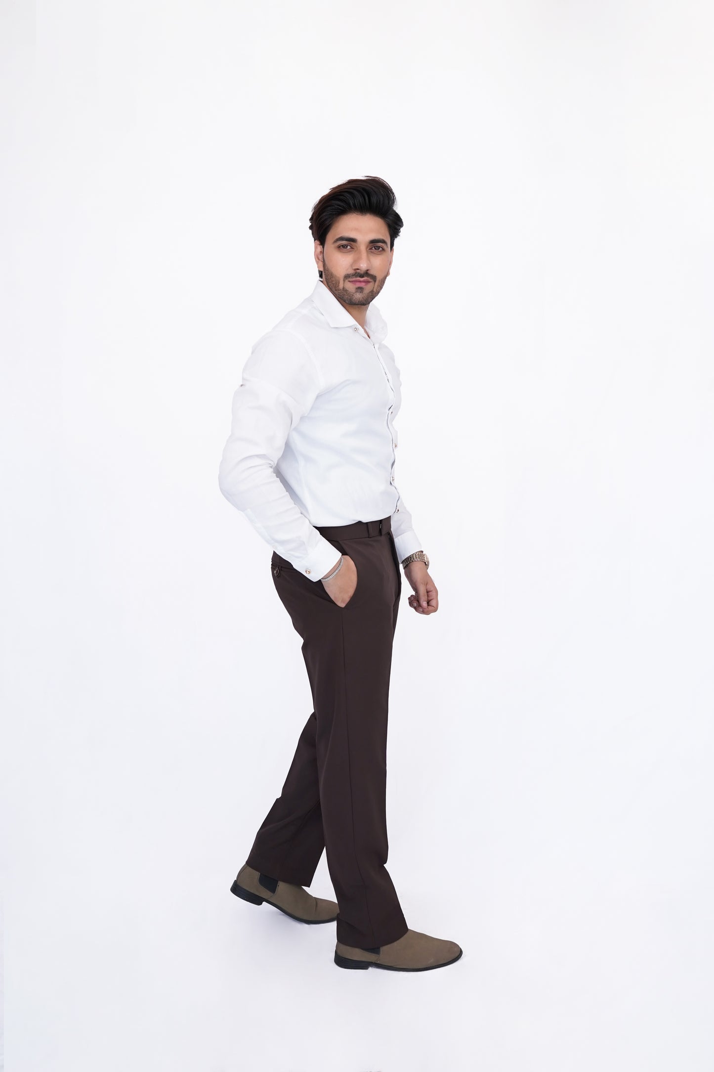 Mocha Brown Trousers