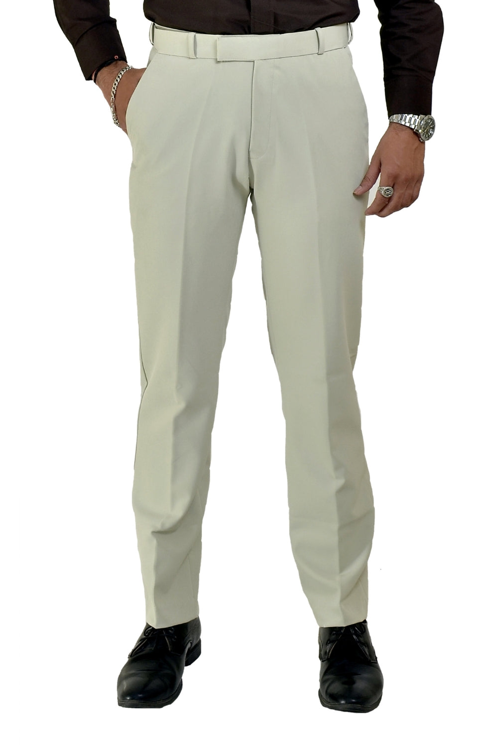 Sage Cream Trousers