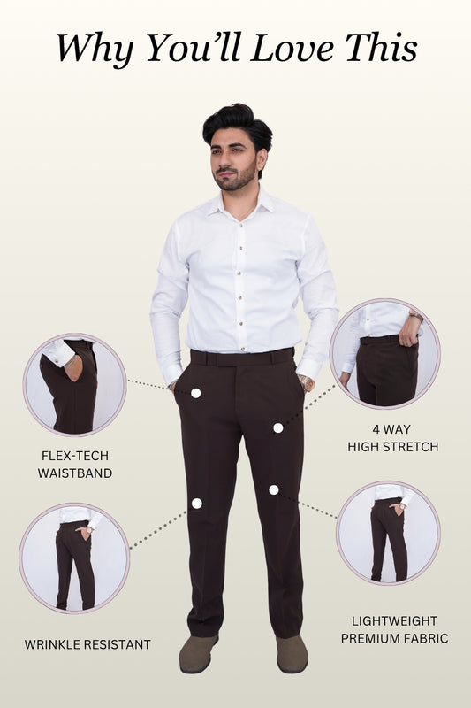 Mocha Brown Trousers