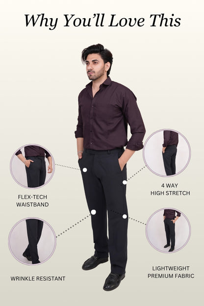 Onyx Black Trousers