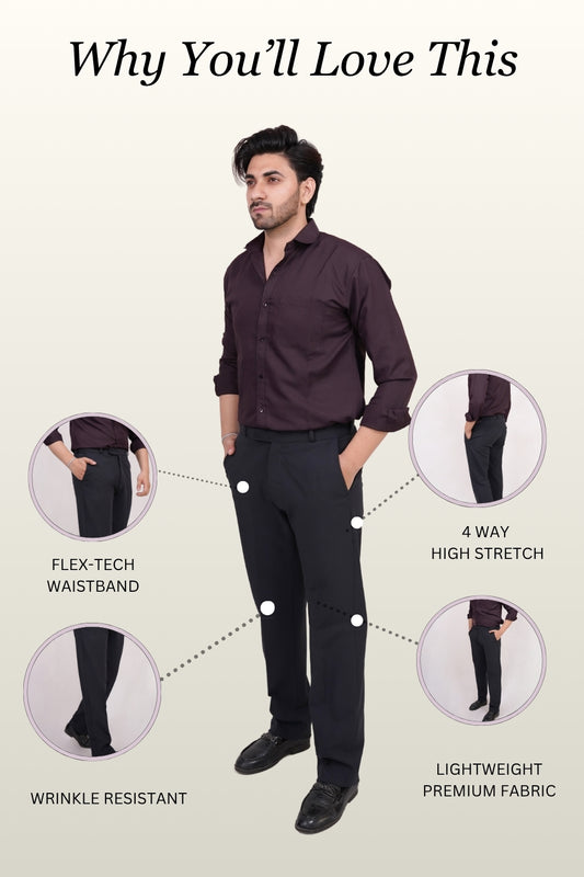Onyx Black Trousers
