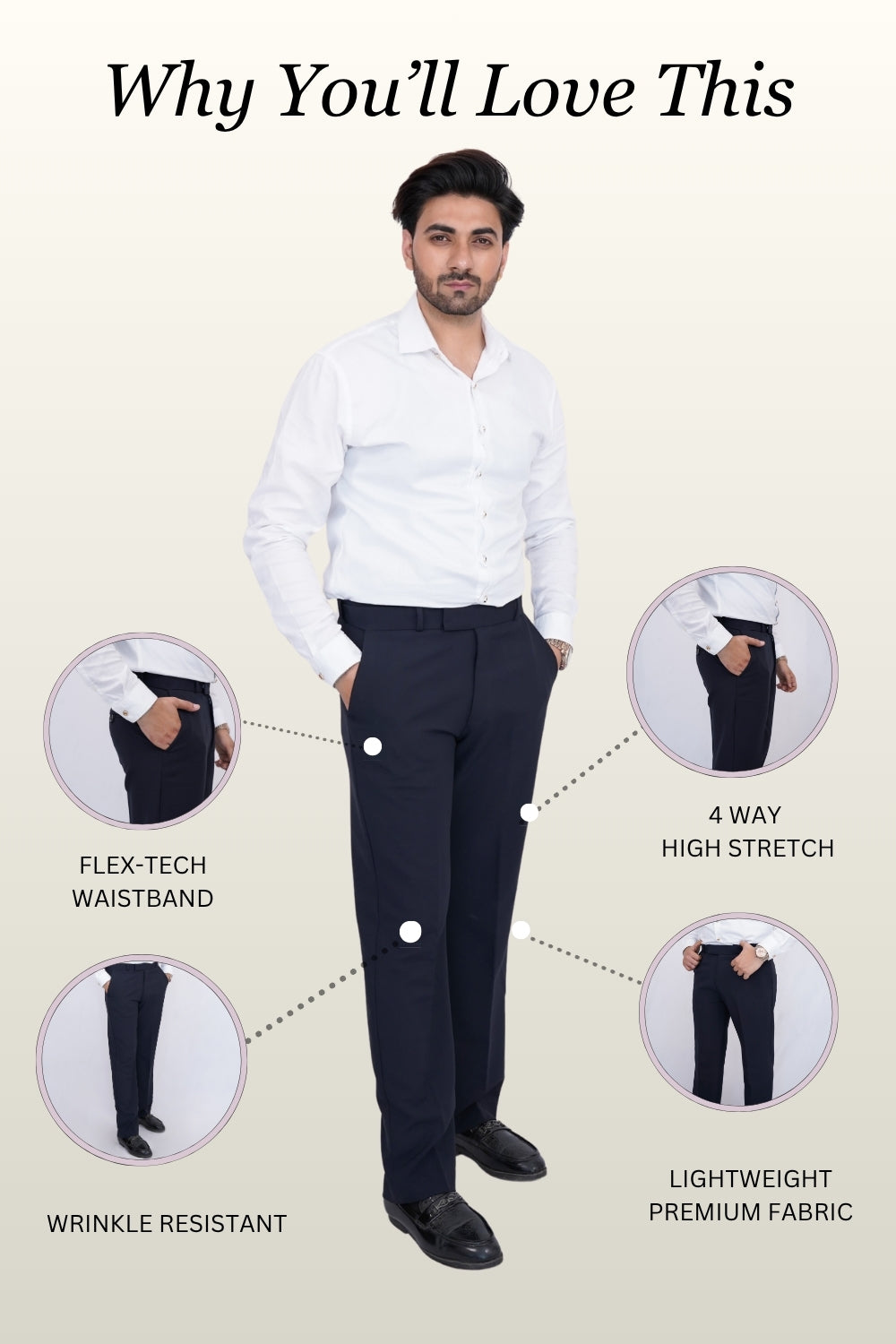 Midnight Navy Trousers