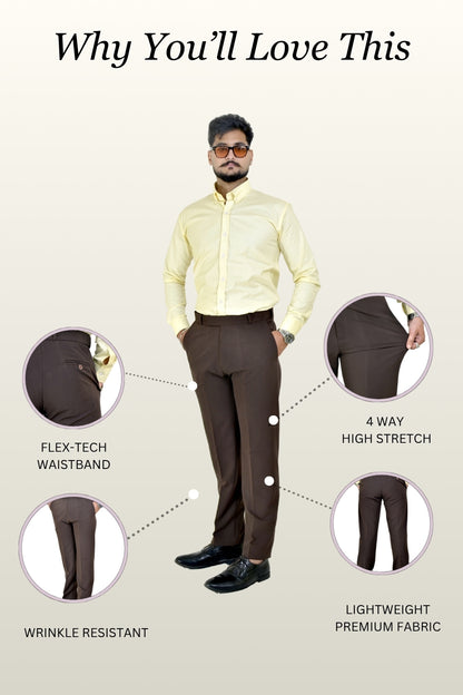 Mocha Brown Trousers