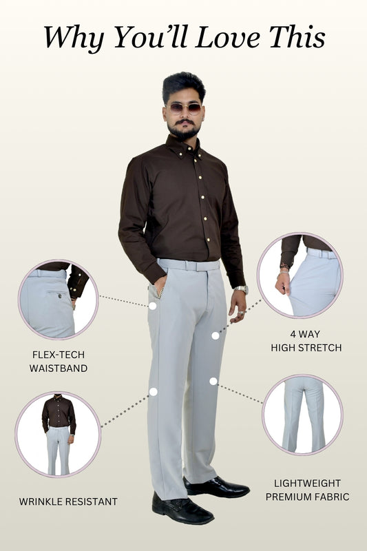 Pearl Grey Trousers